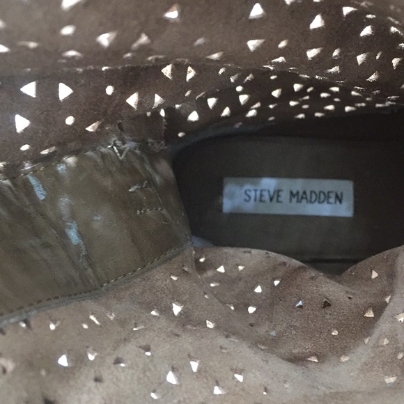 Steve Madden Leather Suede Women’s Boots Size 6.5 - Picture 10 of 11